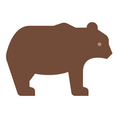 bear animal zoo wild life icon