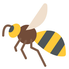 bee animal zoo wild life icon