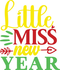 Happy new year svg t shirt design