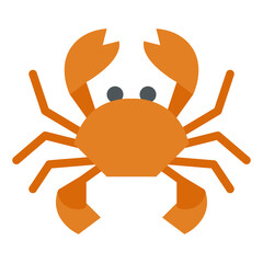 crab animal zoo wild life icon © iconixar