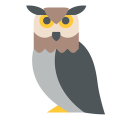 owl animal zoo wild life icon