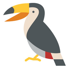 toucan animal zoo wild life icon