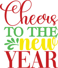 Happy new year SVG t-shirt design