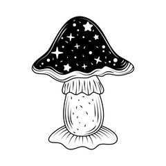 mushroom surreal astrology