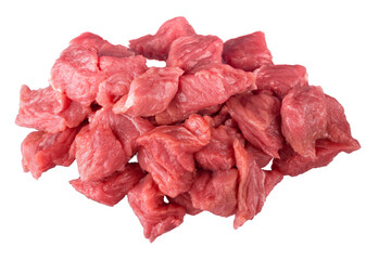 Obraz premium beef chunks (stew meat)