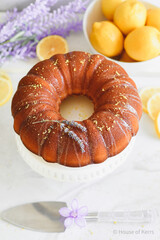 Lemon Lavender Bundt Cake Dessert