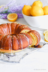 Lemon and Lavender Bundt Cake