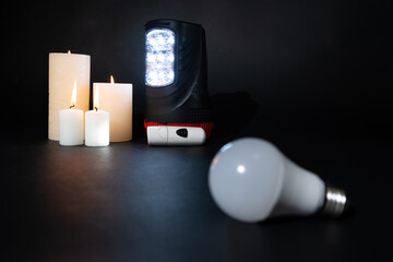 Power outage, attack on power plants in Ukraine - the light bulb does not glow, flashlights and...