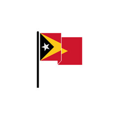 Independence day of East Timor vector set sign symbol