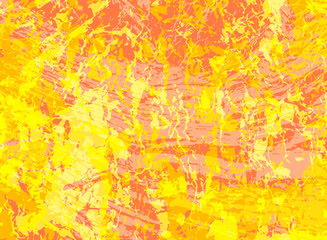 Grunge old paint vector background design. Hand painting imitation.