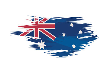painted australia flag © Stockgiu