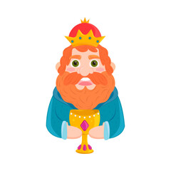 wise king gaspar with gift