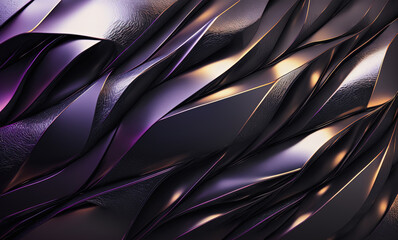 violet metallic modern pattern with curves as background, midjourney illustration