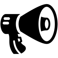 megaphone solid icon