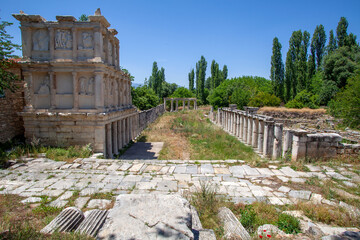 Fototapeta na wymiar Afrodisias Ancient city. (Aphrodisias), Aydin, Turkey