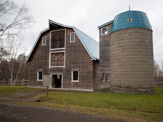 barn and silo