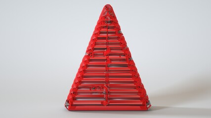 A 3D Illustration of a decorative object-artefact-art piece related to Christmas. Modelers, Decorators, Designers, and Artists must watch the mesh closely to easily make a version of their own.