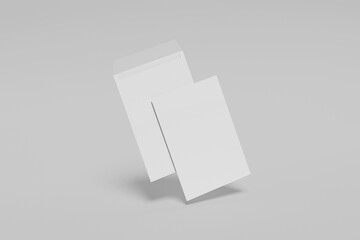 C4 envelope mockup