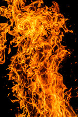 A dangerous hot fire vortex