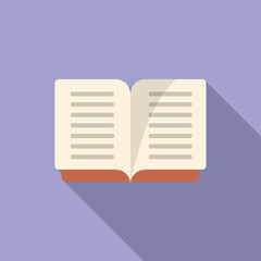 Contact book icon flat vector. Web interface. Software app