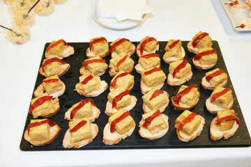 Spanish Omelette with red pepper.