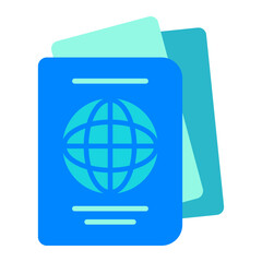 Passport Flat Icon