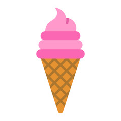 Ice Cream Flat Icon