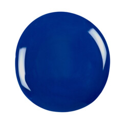 Round colorful round drops nail polish