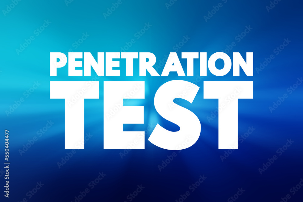 Poster penetration test - ethical hacking, is an authorized simulated cyberattack on a computer system, tec