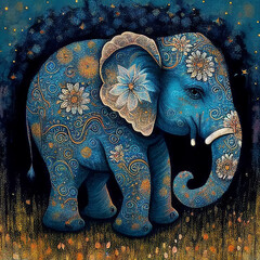 Obraz premium elephant decoration