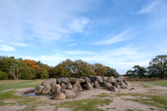 Hunnebed D53 bij Havelte, Drenthe province, The Netherlands