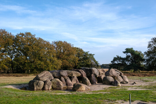 Hunnebed D53 bij Havelte, Drenthe province, The Netherlands