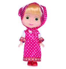doll girl toy on white background isolation