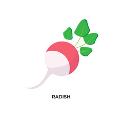 radish icon on a white background