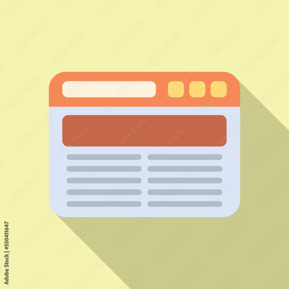 Aufkleber pin web icon flat vector. button interface. web design