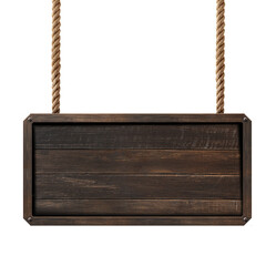 Wood Sign Isolated PNG 