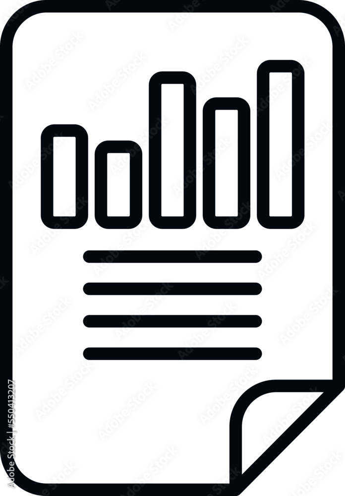 Poster app data icon outline vector. web interface. photo message