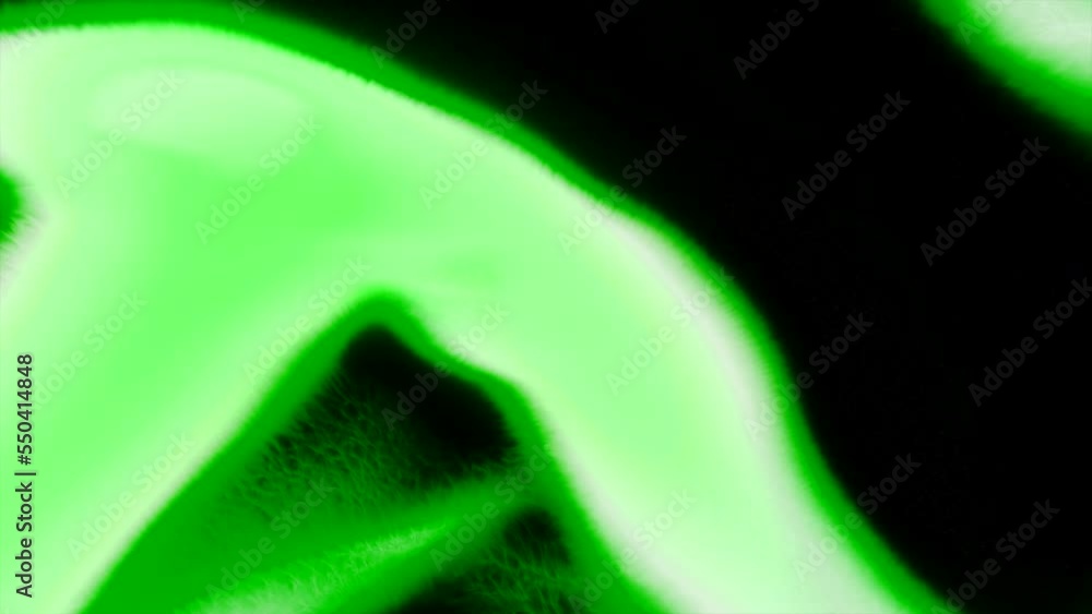 Poster black background with green and purple light in animation and. motion. a walking bright lantern diss