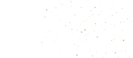 Falling snow at night. Bokeh lights