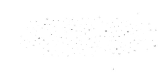 Winter christmas sky with falling snow