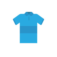 Naklejka premium Shirt icon in flat style, use for website mobile app presentation T-shirt sign icon. Clothes symbol. 