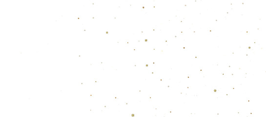 Falling snow at night. Bokeh lights