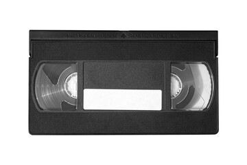 old video cassettes isolated from background