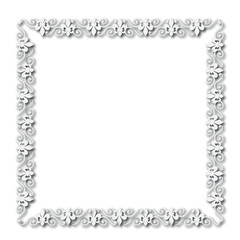 Frame, in the style of an ornament, Vector illustration eps 10, Art.	