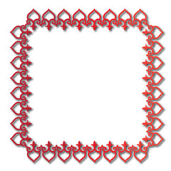 Frame, in the style of an ornament, Vector illustration eps 10, Art.	