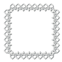 Frame, in the style of an ornament, Vector illustration eps 10, Art.	