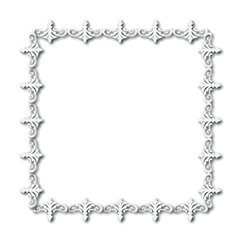 Frame, in the style of an ornament, Vector illustration eps 10, Art.	