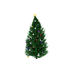 christmas tree isolated