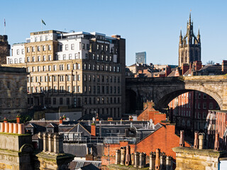 Architecture of Newcastle upon tyne, UK