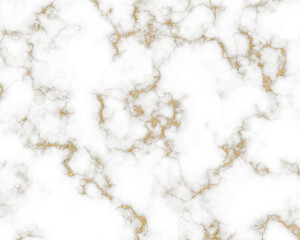 White marble texture with natural golden texture for background or design art work. Abstract computer generated illustration. - 550427844